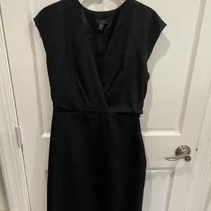 J Crew Black Sheath Dress